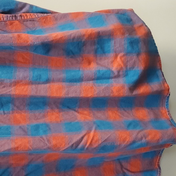 RCVA snap button vintage plaid shirt button down casual XL - Picture 12 of 17